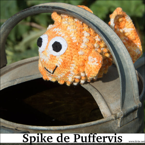 Haakpakket Spike de Puffervis | IK-KE | Oranje