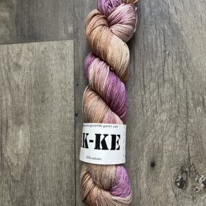 Handgeverfde garen katoen - Herfst 200m/100gr