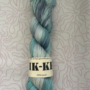 Handgeverfde garen katoen - Winter 200m/100gr