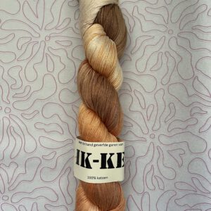 Handgeverfde garen katoen - Vuurzee 400m/100gr