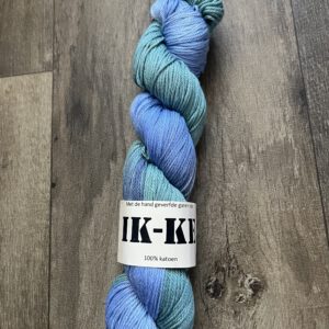 Handgeverfde garen katoen - Lavendel 200m/100gr