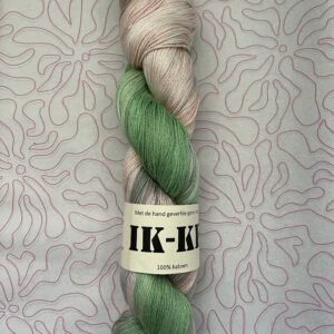 Handgeverfde garen katoen - Rozen 400m/100gr