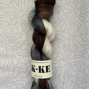 Handgeverfde garen katoen - Koeiendans 400m/100gr