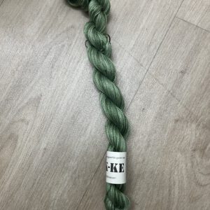 Handgeverfde garen katoen - Donkergroen 80m/20gr