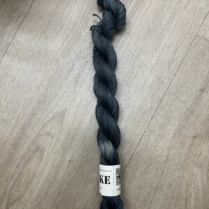 Handgeverfde garen katoen - Grijs 80m/20gr