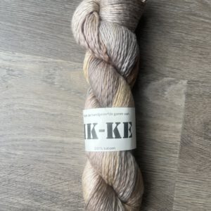 Handgeverfde garen katoen - DK 1ply - Koffie met melk