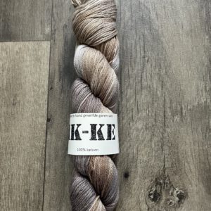 Handgeverfde garen katoen - Koffie met melk 200m/100gr