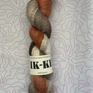 Handgeverfde garen katoen - DK 1ply - Meneer vos