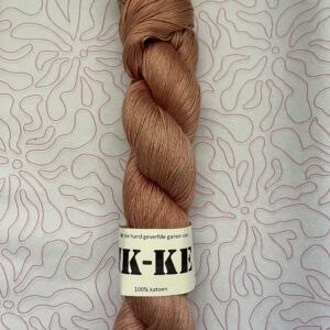 Handgeverfde garen katoen - Roest 400m/100gr