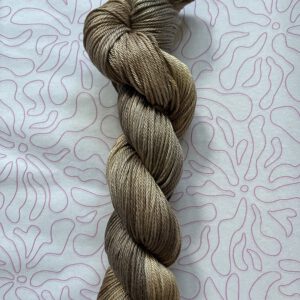 Handgeverfde garen katoen - Koffie met melk 200m/100gr