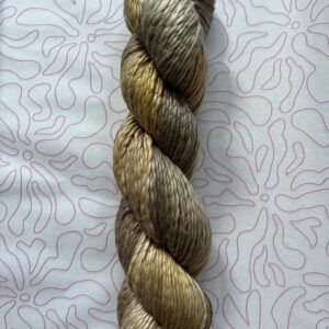 Handgeverfde garen katoen - DK 1ply - Koffie met melk