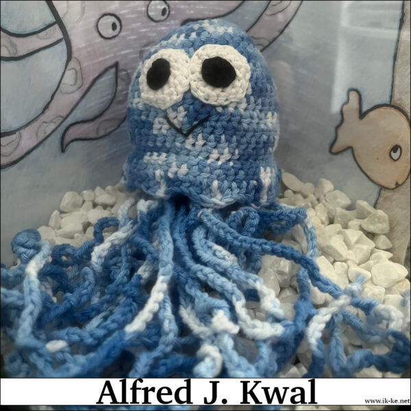 Haakpakket Alfred J. Kwal - blauw/wit