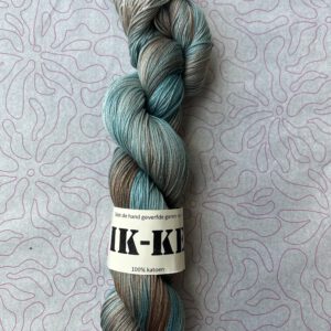 Handgeverfde garen katoen - Atlantis 400m/100gr