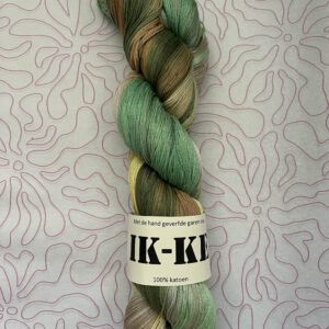 Handgeverfde garen katoen - Boswandeling 400m/100gr