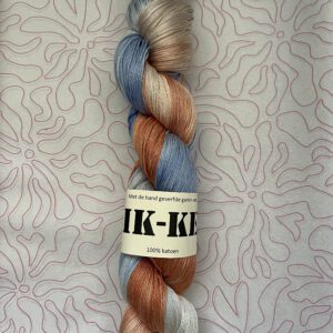 Handgeverfde garen katoen - Strandjutter 400m/100gr