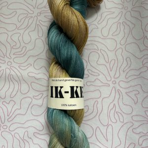 Handgeverfde garen katoen - Edelstenen 400m/100gr