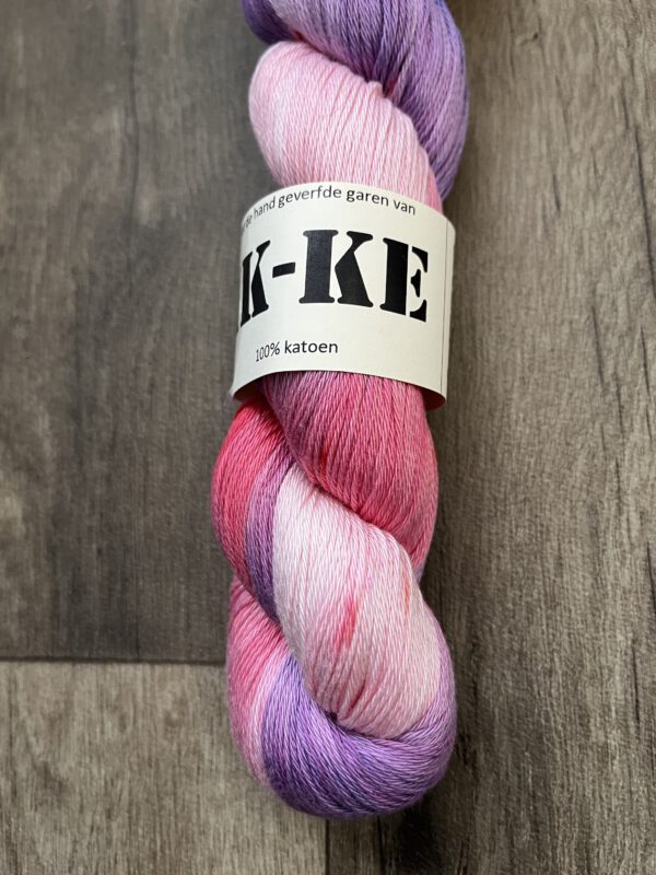 Handgeverfde garen katoen - Liefde is … 400m/100gr - Afbeelding 3