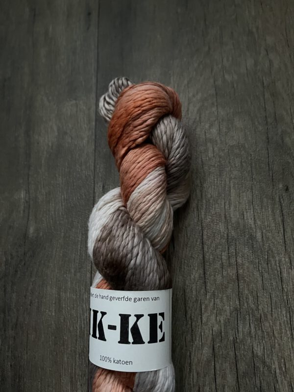 Handgeverfde garen katoen - DK 1ply - Meneer vos - Afbeelding 2