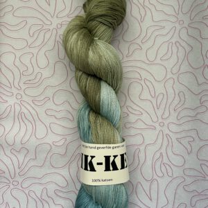 Handgeverfde garen katoen - Waterval 400m/100gr