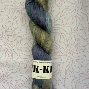 Handgeverfde garen katoen - Noorderlicht 400m/100gr