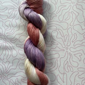 Handgeverfde garen katoen - Magnolia 400m/100gr