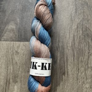 Handgeverfde garen katoen - Drijfhout 200m/100gr