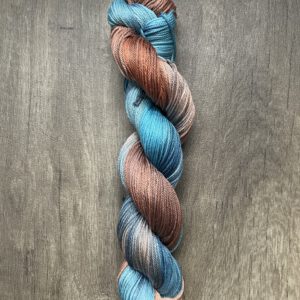 Handgeverfde garen katoen - Drijfhout 200m/100gr