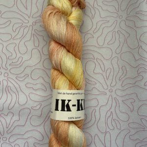 Handgeverfde garen katoen - Zonnestralen 400m/100gr