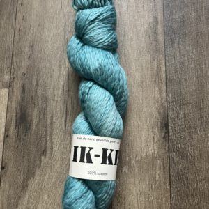 Handgeverfde garen katoen - DK 1ply - Smaragdgroen