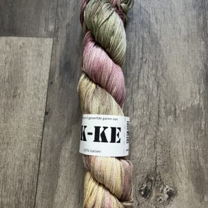 Handgeverfde garen katoen - Herfstbladeren 200m/100gr