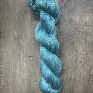 Handgeverfde garen katoen - Smaragdgroen 200m/100gr