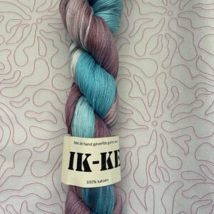 Handgeverfde garen katoen - Aurora 400m/100gr