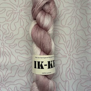 Handgeverfde garen katoen - prinses 400m/100gr