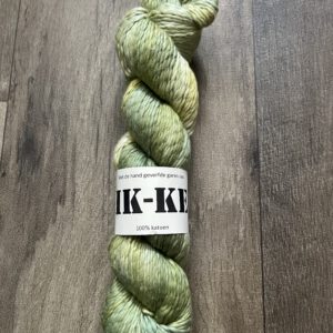 Handgeverfde garen katoen - DK 1ply - Lelieblad