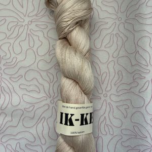 Handgeverfde garen katoen - Karamel 400m/100gr