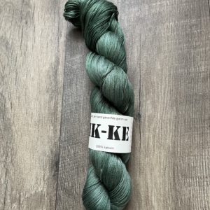 Handgeverfde garen katoen - Donkergroen 400m/100gr