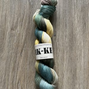 Handgeverfde garen katoen - Weideveld 400m/100gr