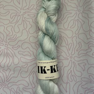 Handgeverfde garen katoen - IJskristal 400m/100gr