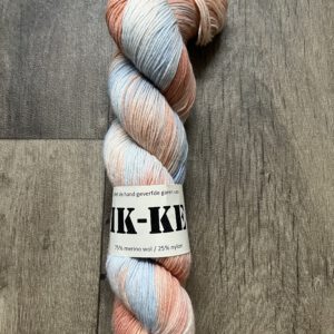 Handgeverfde garen wol - Strandjutter 425m/100gr