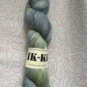 Handgeverfde garen wol - Moeras 425m/100gr