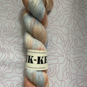 Handgeverfde garen wol - Strandjutter 425m/100gr