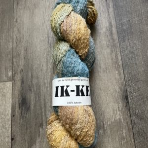 Handgeverfde garen katoen bouclé - Edelstenen 500m/100gr