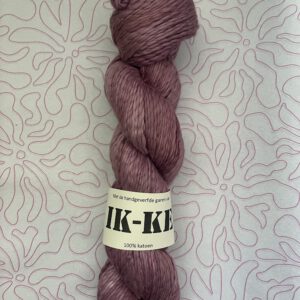 Handgeverfde garen katoen - DK 1ply - Plum