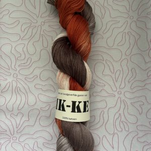 Handgeverfde garen katoen - DK - Meneer vos 200m/100gr