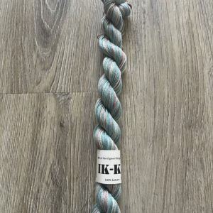 Handgeverfde garen katoen - Kiezelstrand 80m/20gr