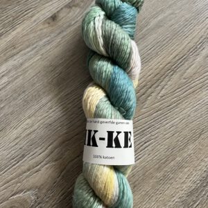 Handgeverfde garen katoen - DK 1ply - Weideveld