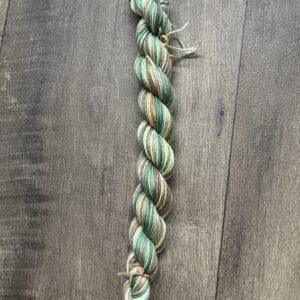 Handgeverfde garen wol - Boswandeling 80m/20gr