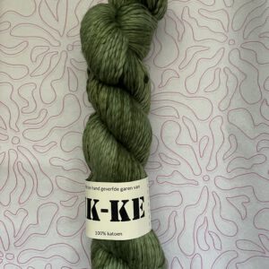 Handgeverfde garen katoen - DK 1ply - Donkergroen