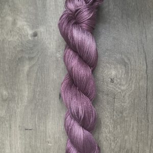 Handgeverfde garen katoen - Plum 200m/100gr