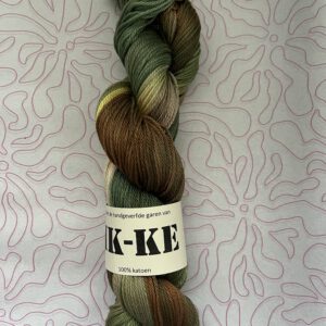 Handgeverfde garen katoen - DK - Boswandeling 200m/100gr